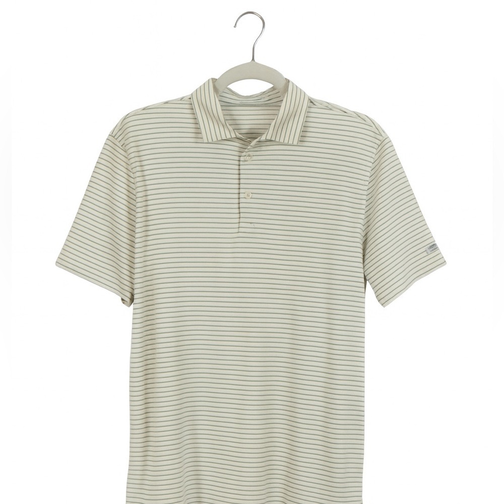 Walter Hagen Performance 11 Classic Stripe Polo Men XL Yellow Blue Golf NWT